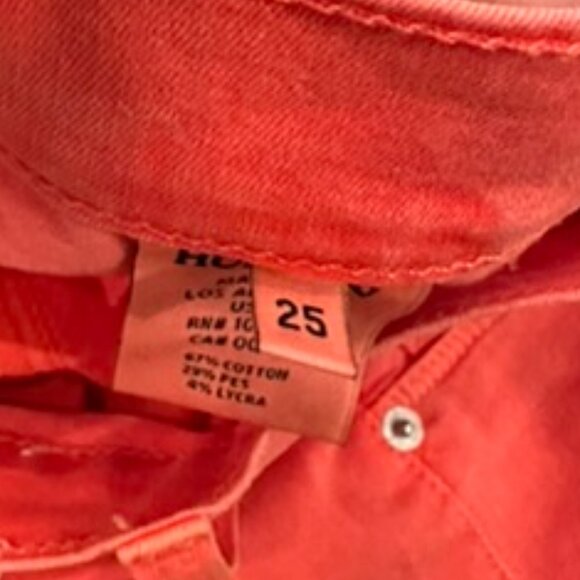 Ladies tangerine straight leg pants - Size 25 by Hudson Jeans - Picture 3 of 3